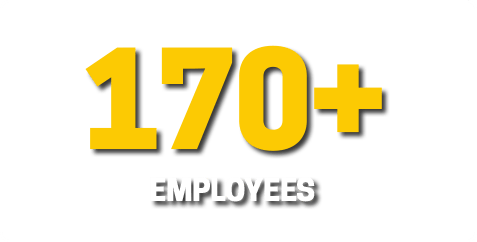 170+ Employees