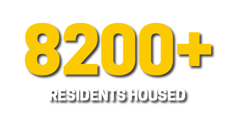 8200+ Residents Housed
